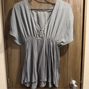 Converse Light Gray Women's Blouse